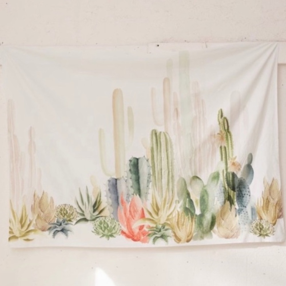 Urban outfitters cactus tapestry